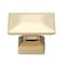 Gliderite Hardware 1-3/8 in. Champagne Gold Modern Square Cabinet Knob, 5PK 5101-CHPG-5 - alternate 1